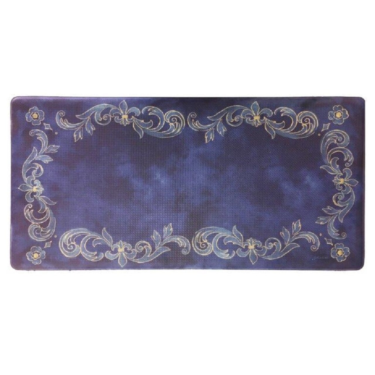 Tuscan Fleur Oversized 20"x39" Anti-Fatigue Embossed Floor Mat